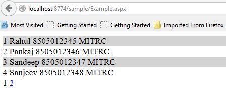 click the second page